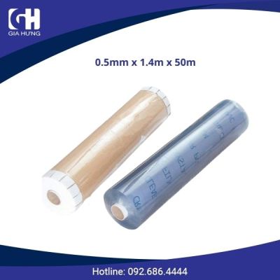 Màng nhựa PVC 0.5mm x 1.4m x 50m Màng nhựa PVC 0.5mm x 1.4m x 50m