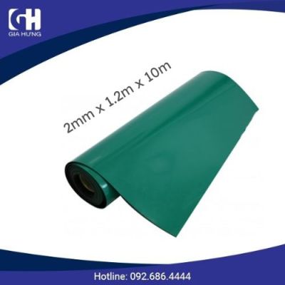 Thảm chống tĩnh điện 2mm x 1.2m x 10m Thảm chống tĩnh điện 2mm x 1.2m x 10m